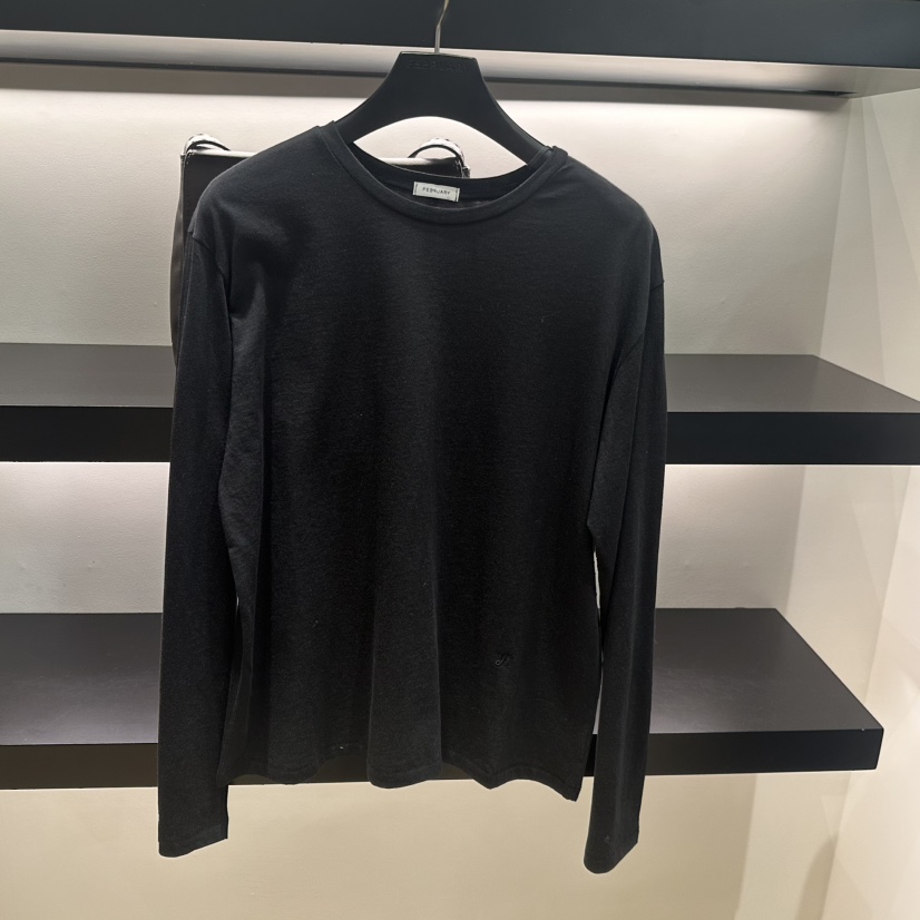 FEBRUARY 11東大門代購女裝新品職業推薦26春夏真品長袖T恤FEBRUARY 11長袖T恤圖色4黑色