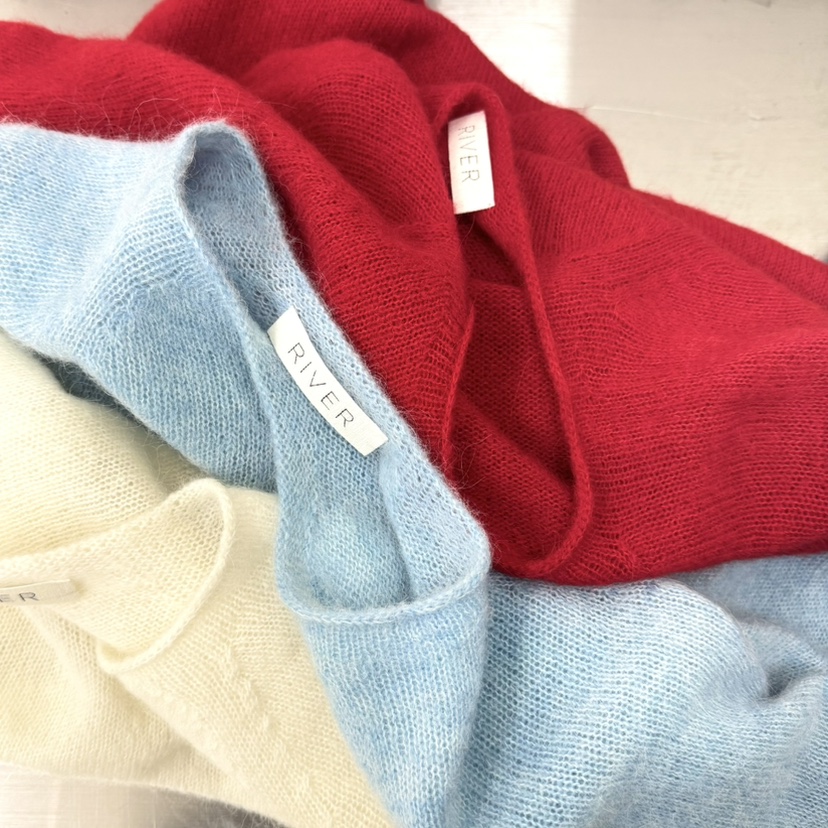 RIVER韓國代購女士新品26春夏休閑熱賣真品人氣職業針織衫WATER/RIVER針織衫