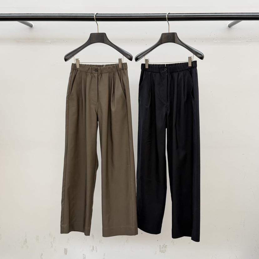 ID韓國直郵女士新品熱賣人氣時尚休閑職業26春夏休閑褲絲綢ID休閑褲