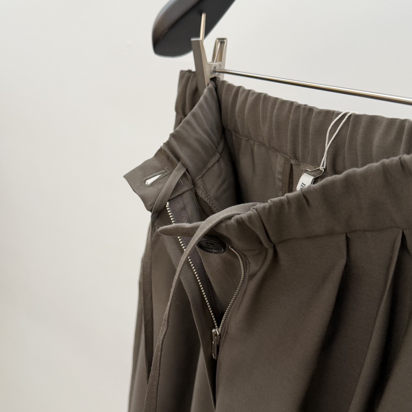 ID韓國直郵女士新品熱賣人氣時尚休閑職業26春夏休閑褲絲綢ID休閑褲