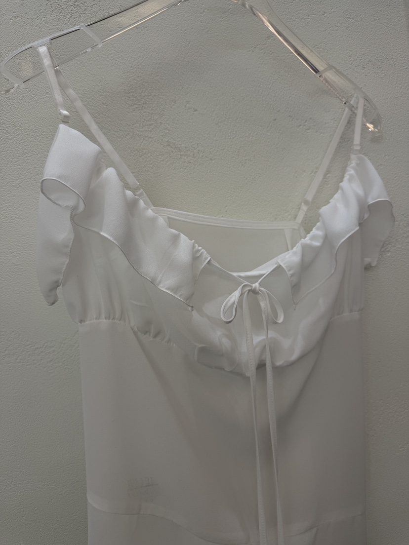 MOST OF ALL U東大門直郵女裝新款職業連衣裙荷葉邊雪紡MOST OF ALL U連衣裙