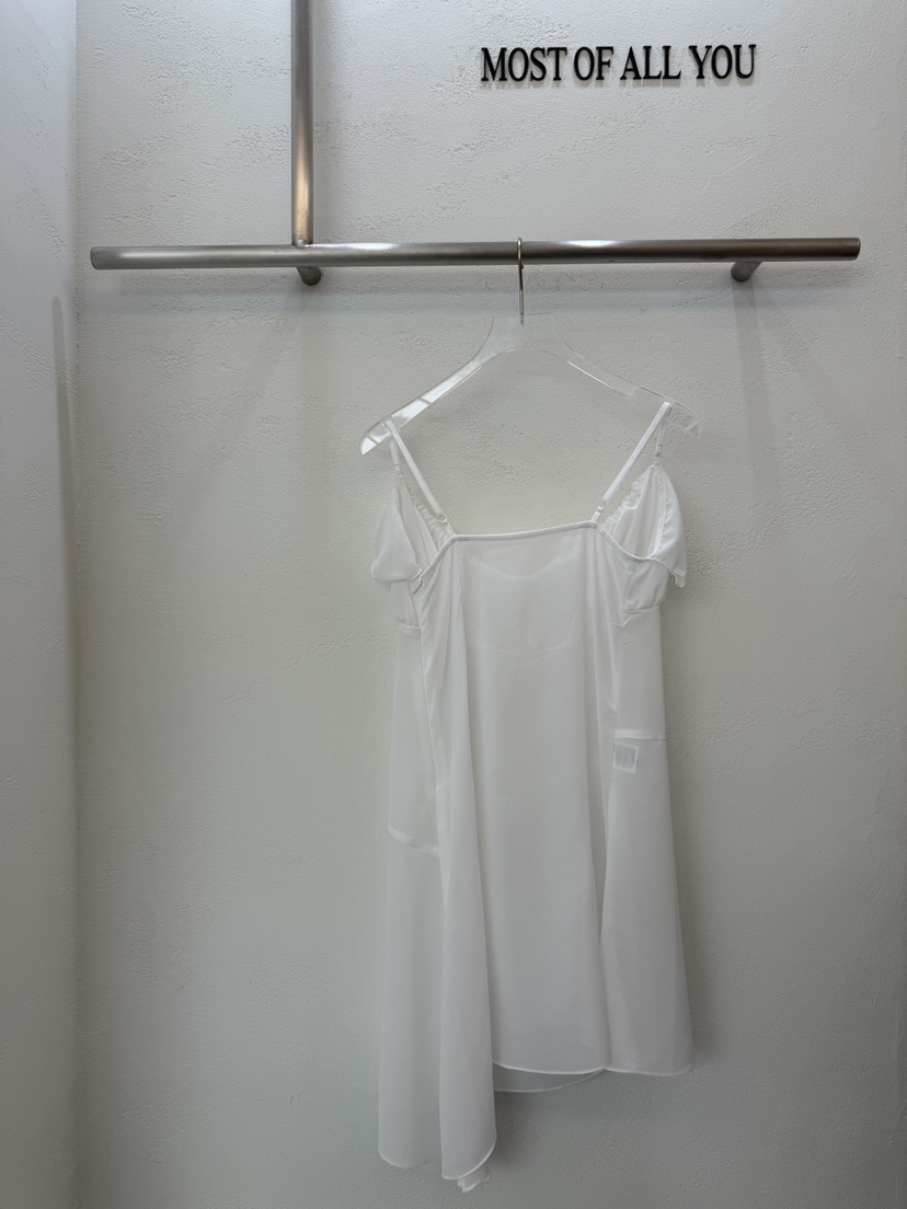 MOST OF ALL U東大門直郵女裝新款職業連衣裙荷葉邊雪紡MOST OF ALL U連衣裙