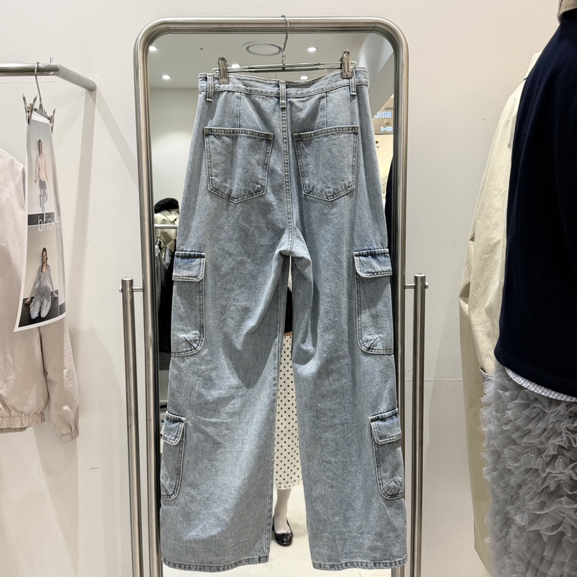 BRICKLANE東大門代購女裝新款推薦人氣熱賣真品牛仔褲雙口袋BRICKLANE牛仔褲