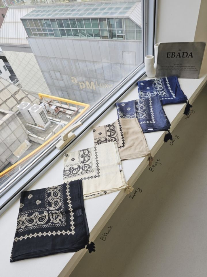 EBADA東大門直郵女裝新款熱賣休閑推薦職業26春夏圍巾披肩EBADA圍巾/披肩