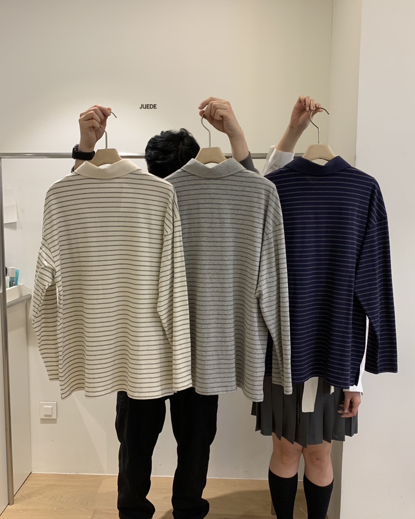 JUEDE韓國直郵女裝新款真品休閑長袖T恤JUEDE長袖T恤