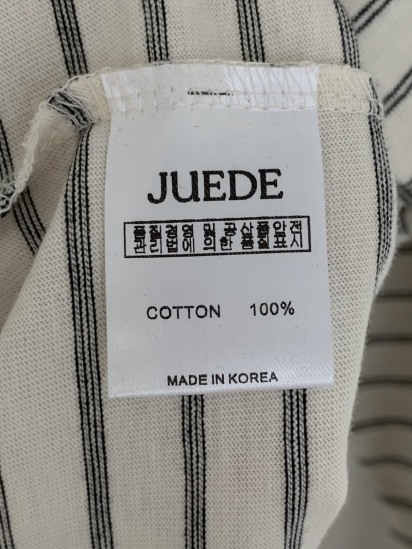 JUEDE韓國直郵女裝新款真品休閑長袖T恤JUEDE長袖T恤