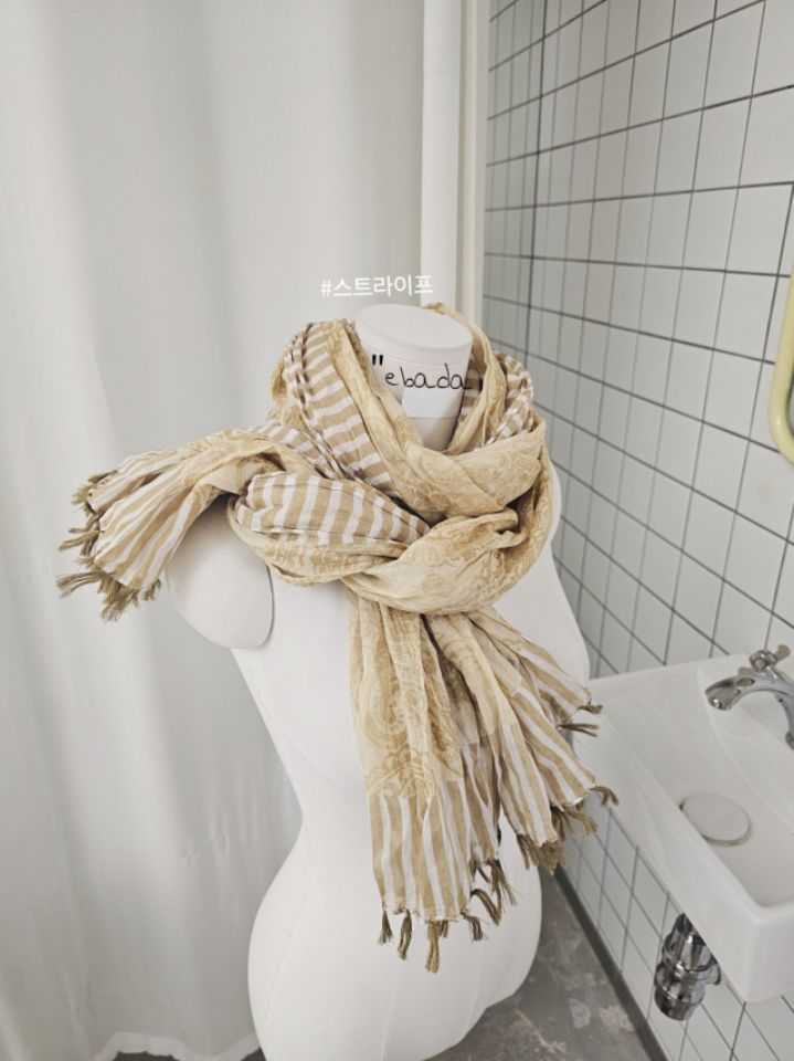 EBADA東大門代購女士新款26春夏職業人氣推薦真品圍巾披肩EBADA圍巾/披肩