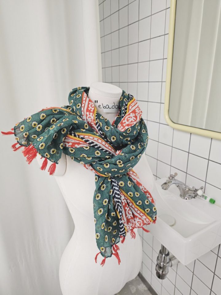 EBADA韓國直郵女士新款26春夏休閑真品職業時尚推薦圍巾披肩EBADA圍巾/披肩