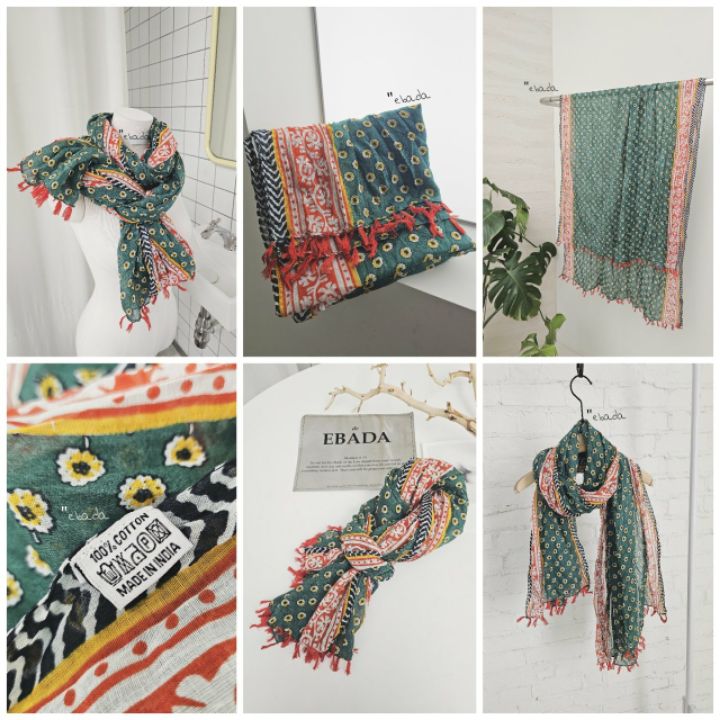 EBADA韓國直郵女士新款26春夏休閑真品職業時尚推薦圍巾披肩EBADA圍巾/披肩