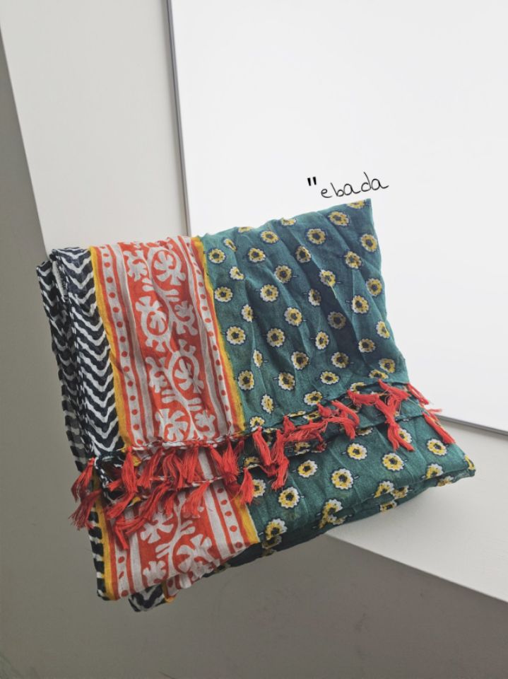 EBADA韓國直郵女士新款26春夏休閑真品職業時尚推薦圍巾披肩EBADA圍巾/披肩