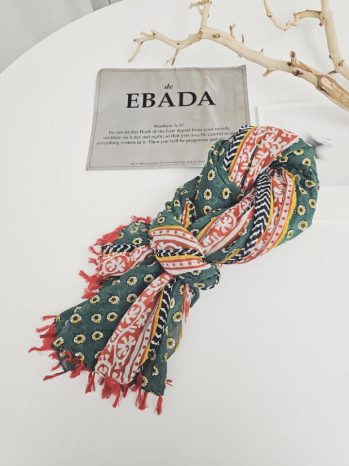 EBADA韓國直郵女士新款26春夏休閑真品職業時尚推薦圍巾披肩EBADA圍巾/披肩圖色1