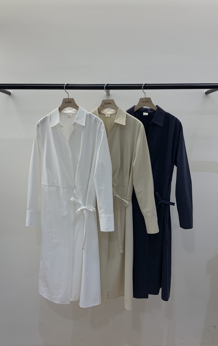 LA CREME東大門代購女裝新品推薦26春夏休閑人氣連衣裙棉質LA CREME連衣裙