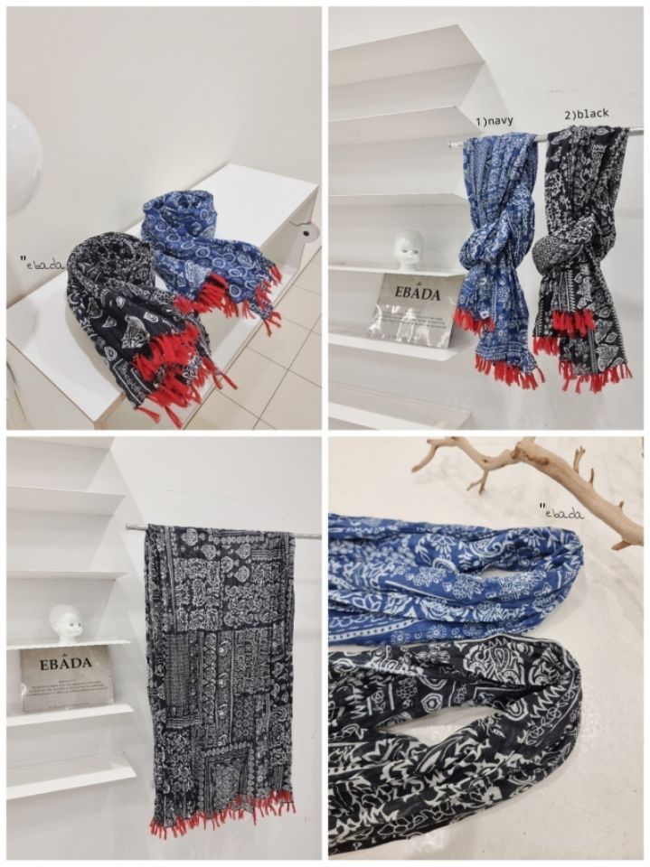 EBADA韓國代購女裝新款真品職業熱賣26春夏推薦時尚圍巾披肩EBADA圍巾/披肩