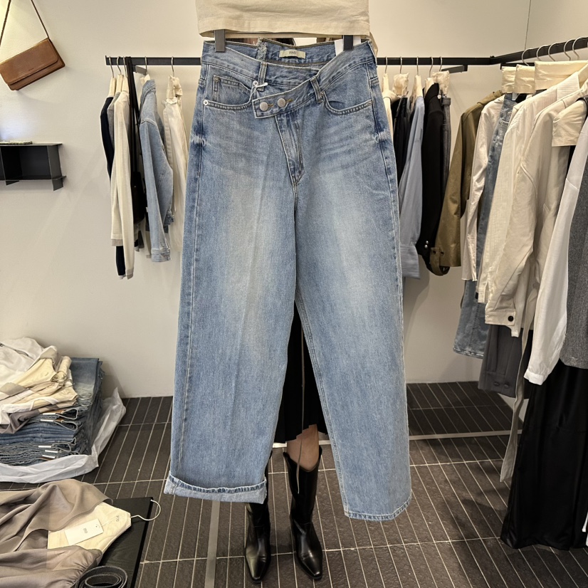 FIND-P韓國直郵女裝新款時尚26春夏職業熱賣真品推薦牛仔褲FIND-P牛仔褲圖色1