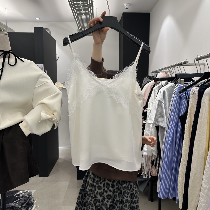 A.CES東大門實拍女士新品人氣休閑26春夏推薦熱賣吊帶背心A.CES吊帶/背心圖色1