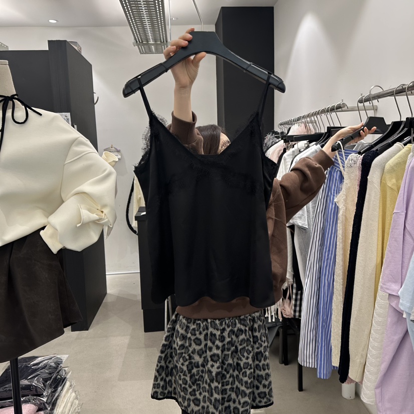 A.CES東大門實拍女士新品人氣休閑26春夏推薦熱賣吊帶背心A.CES吊帶/背心圖色2