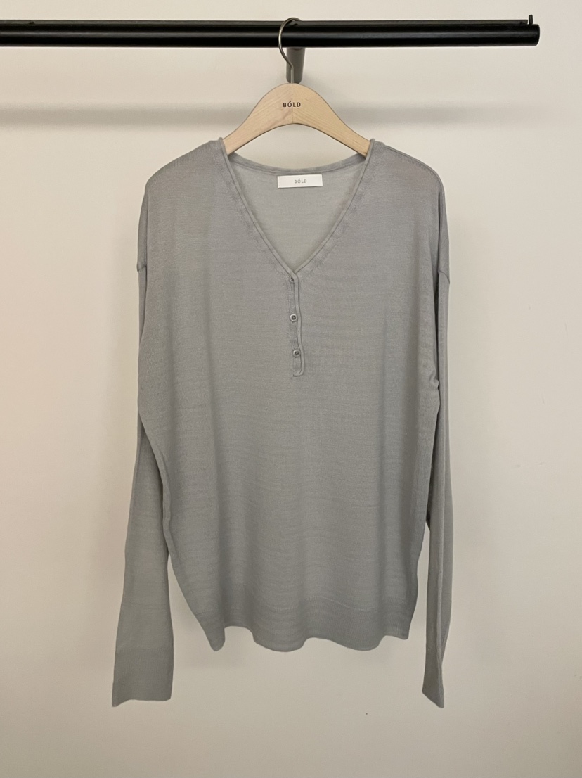 BOLD-A韓國直郵女裝新款職業時尚26春夏熱賣針織衫V領紐扣RE BOLD針織衫圖色1