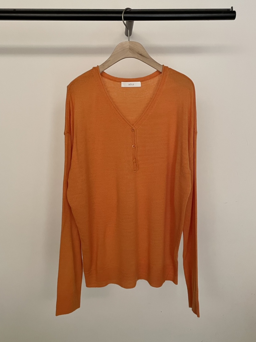 BOLD-A韓國直郵女裝新款職業時尚26春夏熱賣針織衫V領紐扣RE BOLD針織衫圖色3