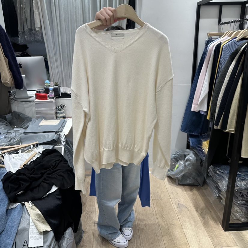 BRUNI/RICOTTA東大門直郵女裝新款職業真品人氣休閑針織衫BRUNI/RICOTTA針織衫圖色1