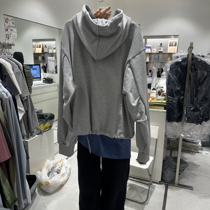 COMBO韓國代購女士新款休閑時尚熱賣職業真品26春夏夾克褶裥COM_BO夾克