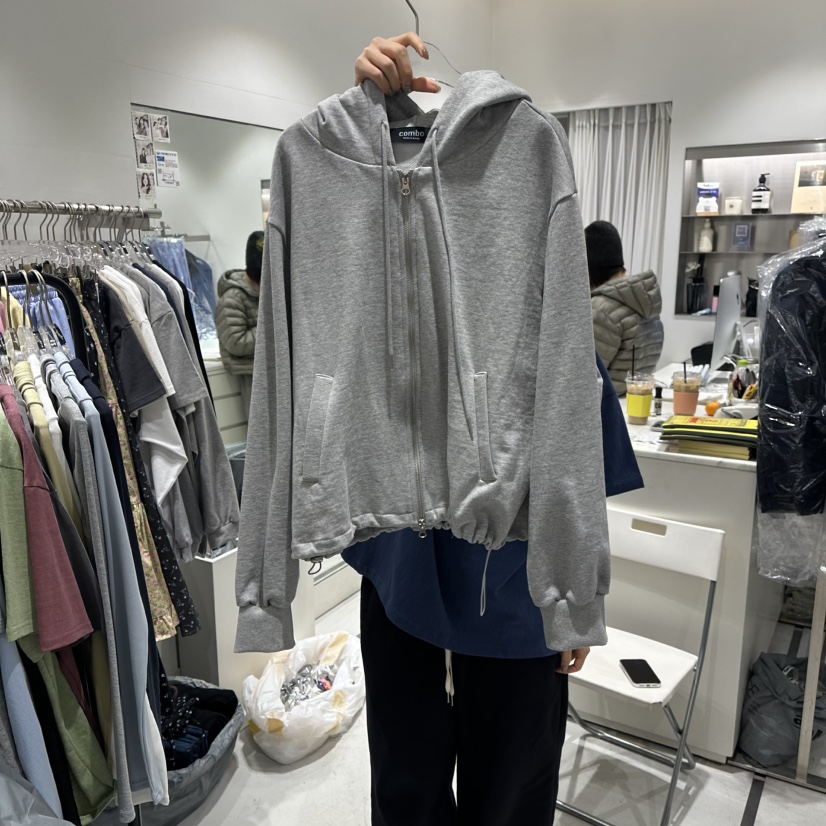 COMBO韓國代購女士新款休閑時尚熱賣職業真品26春夏夾克褶裥COM_BO夾克圖色4