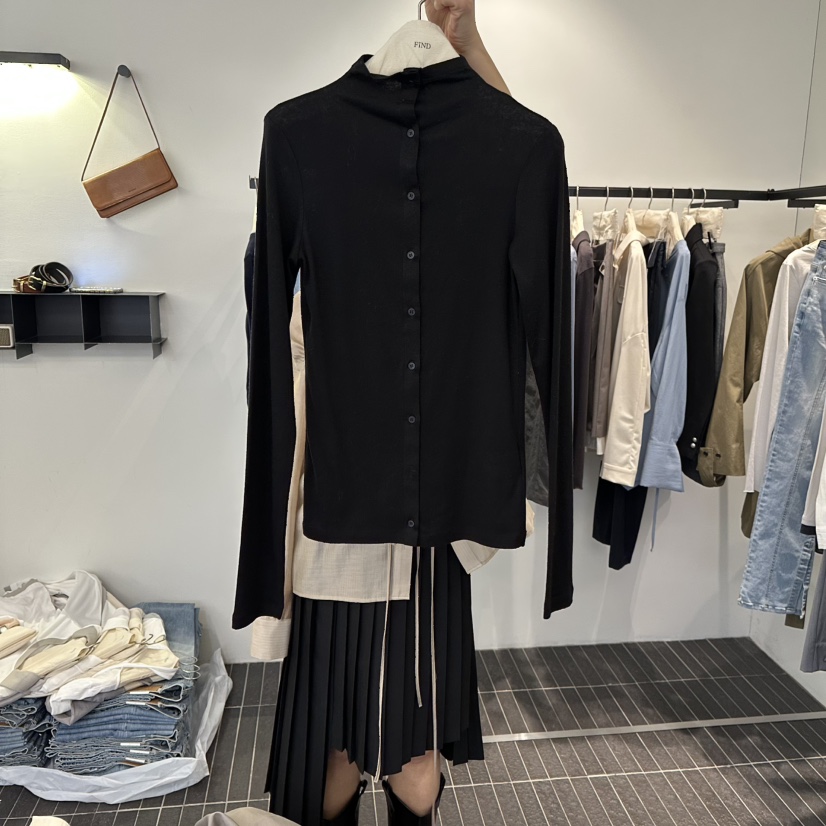 FIND-P東大門實拍女裝新款職業熱賣時尚休閑真品長袖T恤FIND-P長袖T恤圖色3