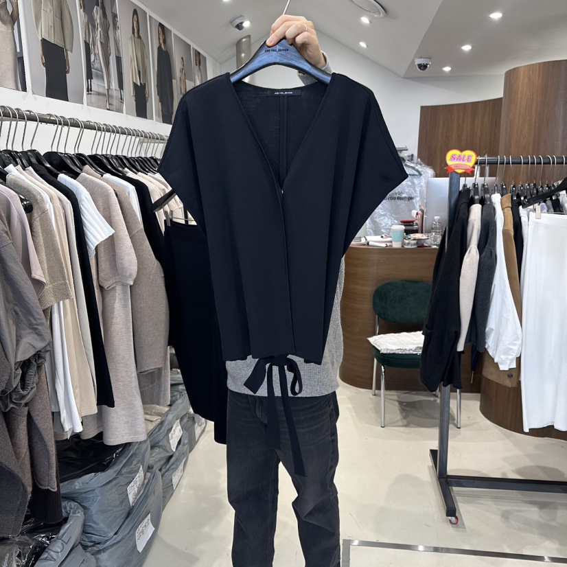 LE EDITION東大門代購女裝新品熱賣26春夏襯衫蕾絲衫開衫LE BOENE襯衫/蕾絲衫圖色3