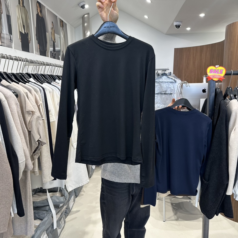 LE EDITION韓國直郵女士新款熱賣真品職業休閑長袖T恤柔軟LE BOENE長袖T恤圖色5