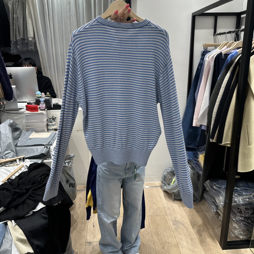 BRUNI/RICOTTA東大門實拍女裝新品真品推薦時尚針織衫絲綢BRUNI/RICOTTA針織衫