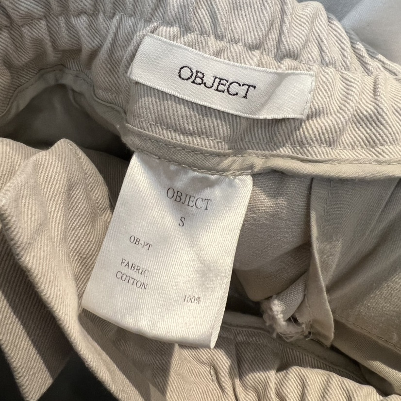 OBJECT東大門實拍女裝新品推薦真品職業26春夏時尚休閑褲OBJECT休閑褲