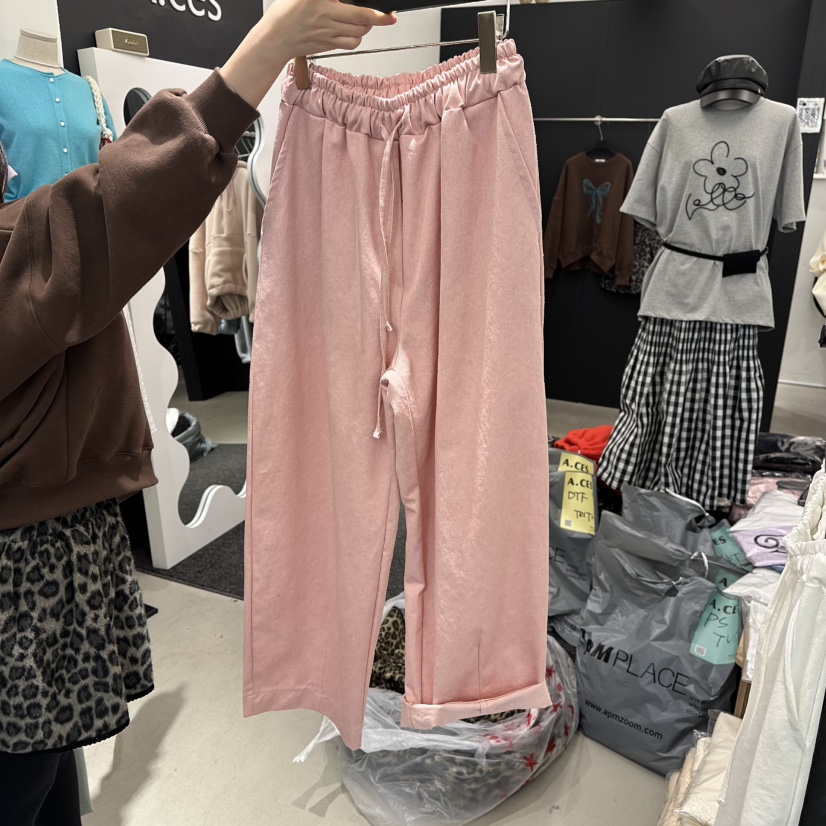 A.CES東大門代購女士新款休閑推薦職業時尚人氣26春夏休閑褲A.CES休閑褲圖色2