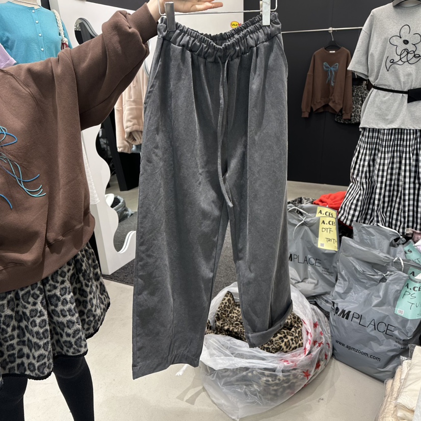 A.CES東大門代購女士新款休閑推薦職業時尚人氣26春夏休閑褲A.CES休閑褲圖色5