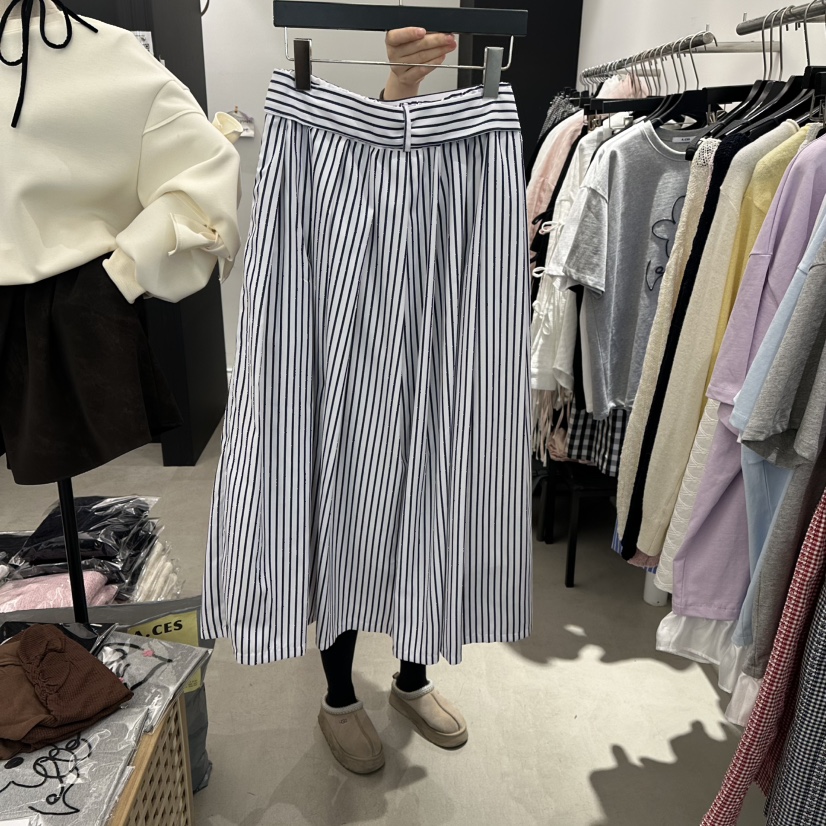 A.CES韓國代購女裝新品熱賣推薦真品26春夏人氣長裙腰帶A.CES長裙