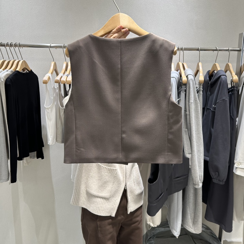 OVU韓國代購女士新款職業真品時尚熱賣休閑26春夏推薦馬甲OVU馬甲