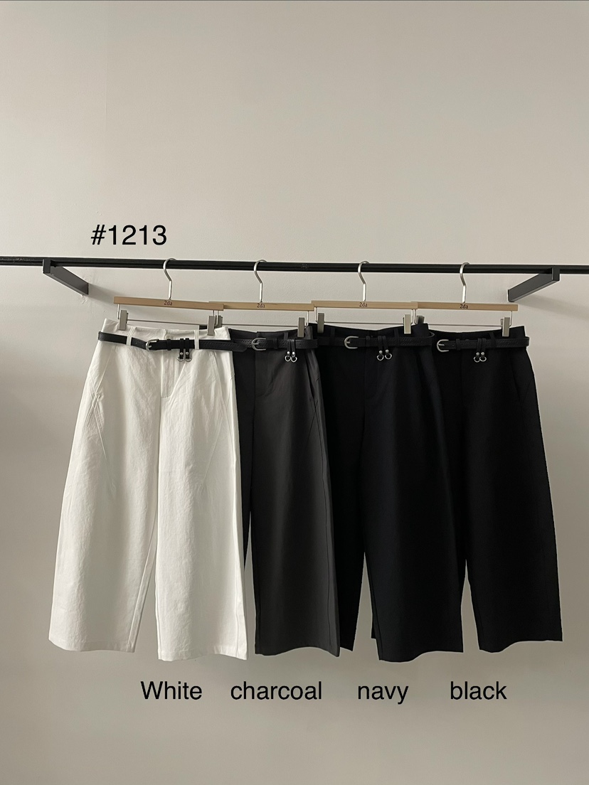 2DA/DARIMI-P韓國直郵女裝新品時尚熱賣休閑休閑褲含腰帶2DA/DARIMI-P休閑褲