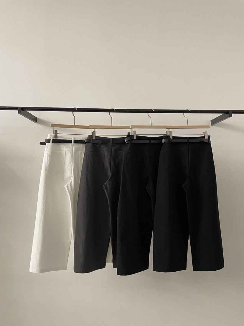 2DA/DARIMI-P韓國直郵女裝新品時尚熱賣休閑休閑褲含腰帶2DA/DARIMI-P休閑褲