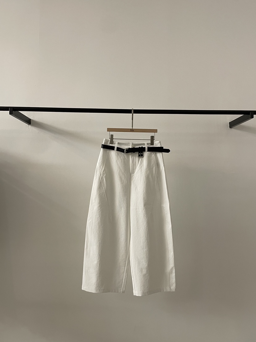 2DA/DARIMI-P韓國直郵女裝新品時尚熱賣休閑休閑褲含腰帶2DA/DARIMI-P休閑褲圖色1