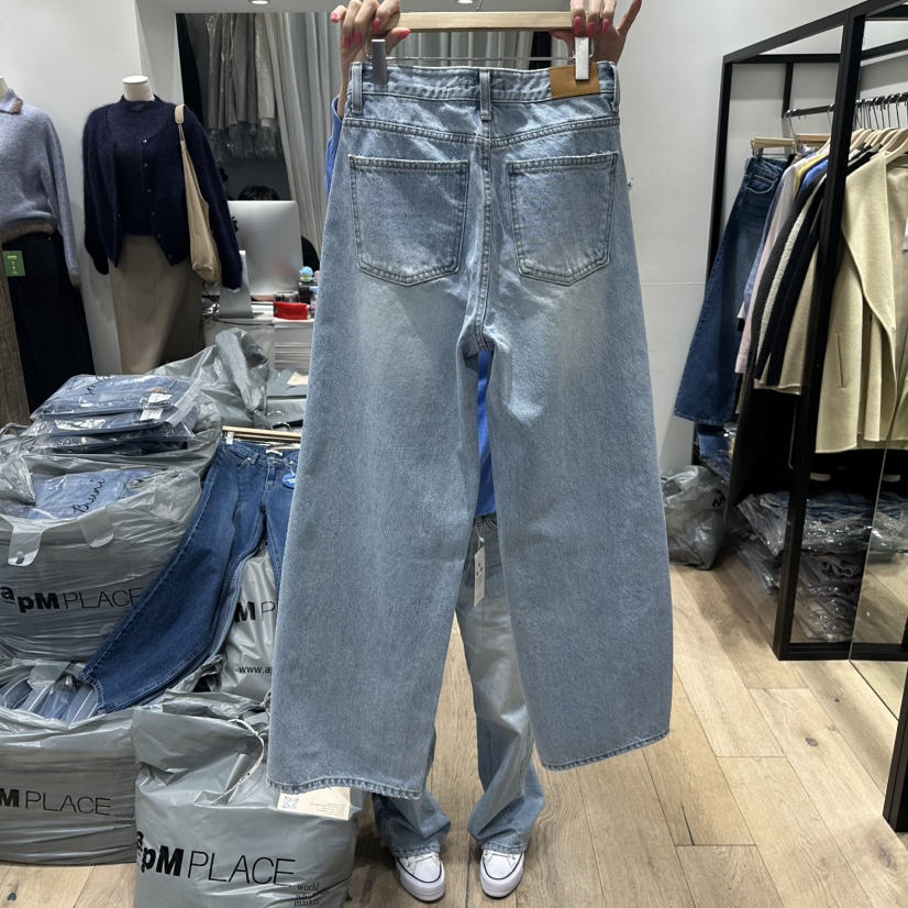 BRUNI/RICOTTA東大門實拍女士新款真品休閑推薦時尚牛仔褲BRUNI/RICOTTA牛仔褲