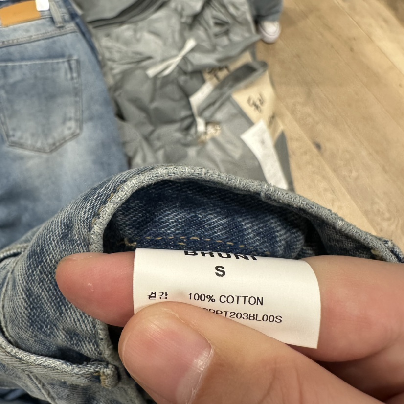 BRUNI/RICOTTA東大門實拍女士新款真品休閑推薦時尚牛仔褲BRUNI/RICOTTA牛仔褲