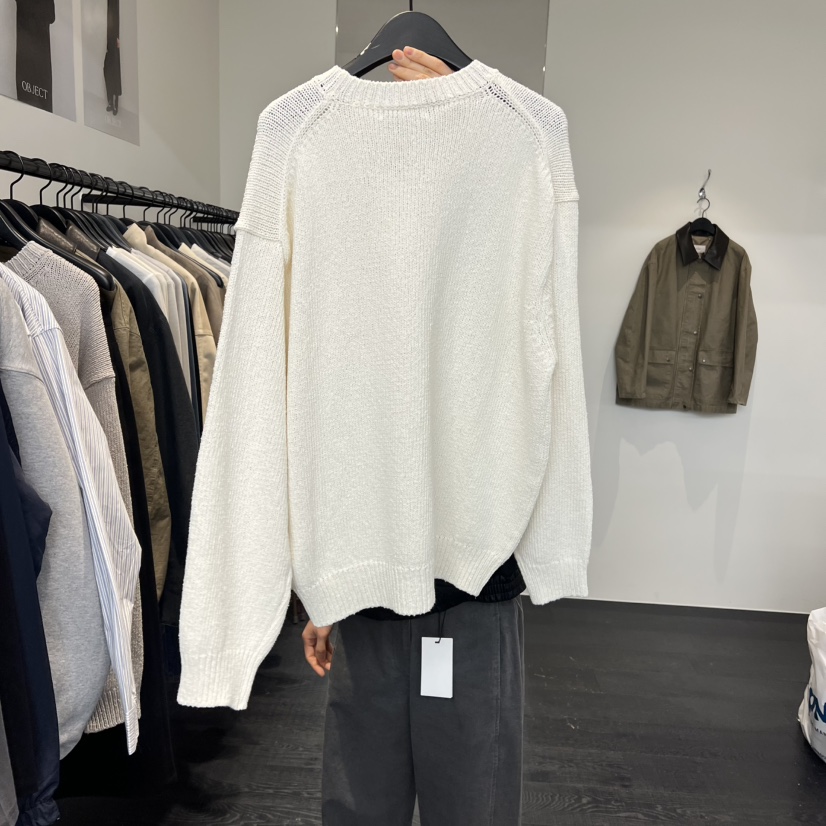 OBJECT東大門代購女裝新款熱賣休閑時尚26春夏針織衫棉質圓領OBJECT針織衫