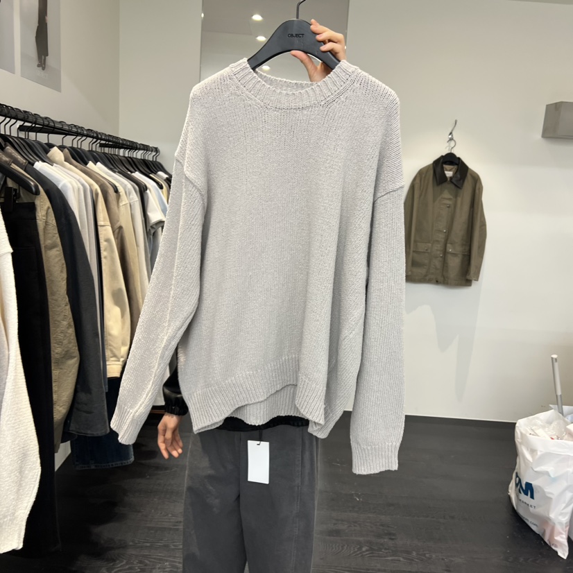 OBJECT東大門代購女裝新款熱賣休閑時尚26春夏針織衫棉質圓領OBJECT針織衫圖色3