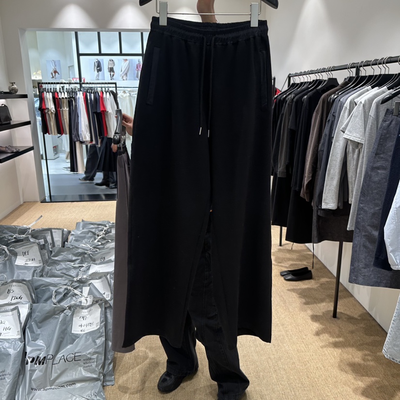 FEBRUARY 11東大門實拍女裝新款真品推薦時尚職業休閑褲FEBRUARY 11休閑褲圖色3黑色