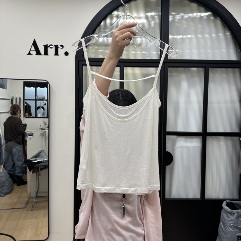 ARR韓國直郵女裝新款職業真品熱賣時尚26春夏人氣吊帶背心ARR吊帶/背心