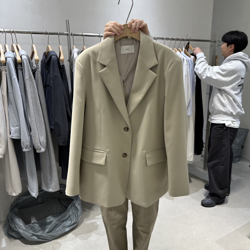 OVU東大門代購女裝新款休閑推薦熱賣真品時尚26春夏職業夾克OVU夾克圖色1