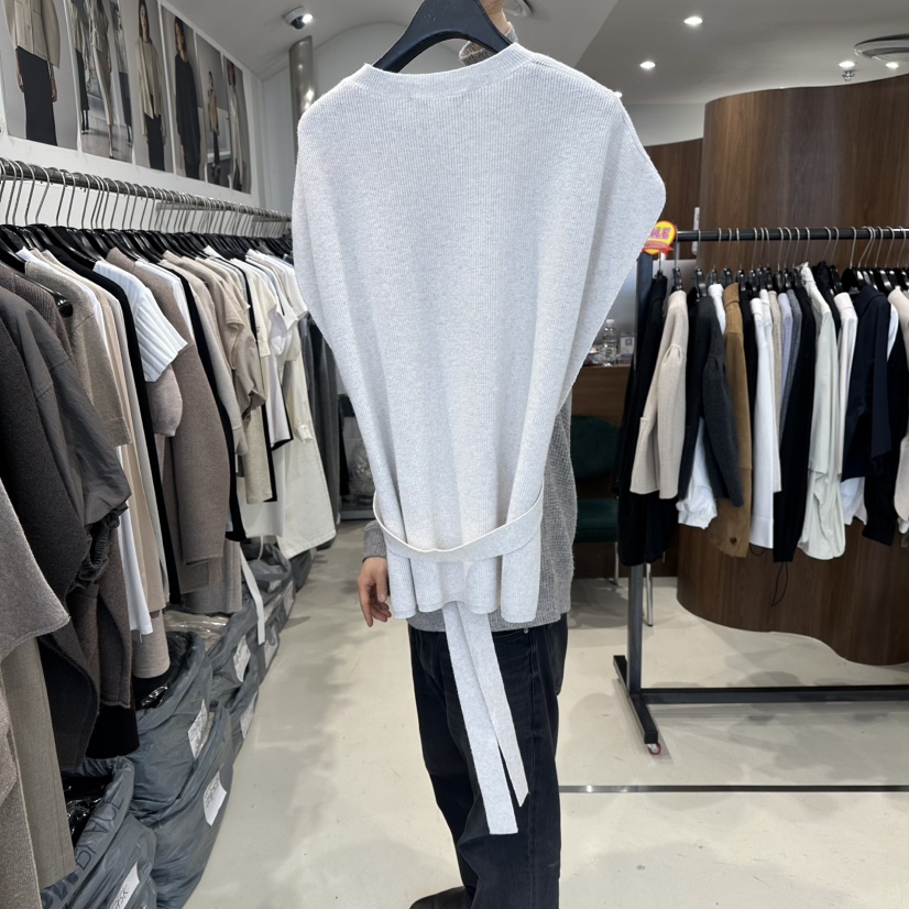 LE EDITION東大門實拍女裝新品26春夏休閑人氣針織衫含腰帶LE BOENE針織衫