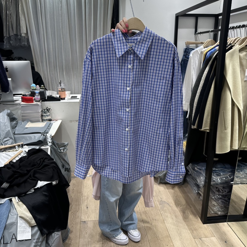 BRUNI/RICOTTA韓國代購女裝新品時尚熱賣人氣襯衫蕾絲衫BRUNI/RICOTTA襯衫/蕾絲衫圖色2