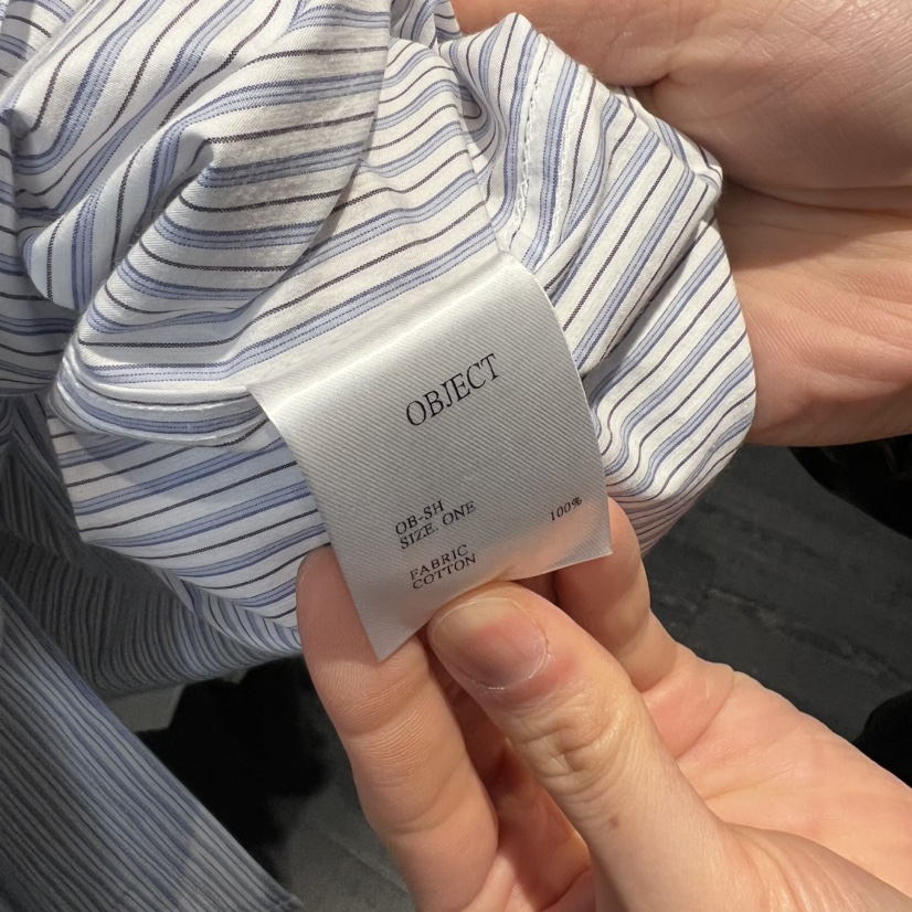 OBJECT東大門實拍女裝新品人氣時尚推薦休閑職業襯衫蕾絲衫OBJECT襯衫/蕾絲衫