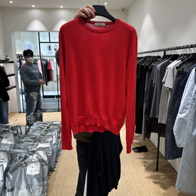 FEBRUARY 11韓國直郵女士新款推薦人氣職業熱賣針織衫絲綢FEBRUARY 11針織衫圖色2