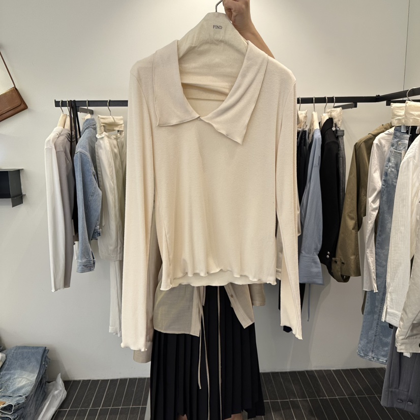 FIND-P韓國直郵女裝新款休閑推薦人氣26春夏真品長袖T恤FIND-P長袖T恤圖色2