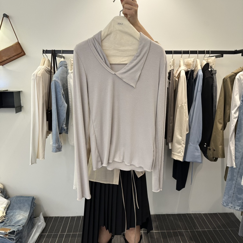 FIND-P韓國直郵女裝新款休閑推薦人氣26春夏真品長袖T恤FIND-P長袖T恤圖色3